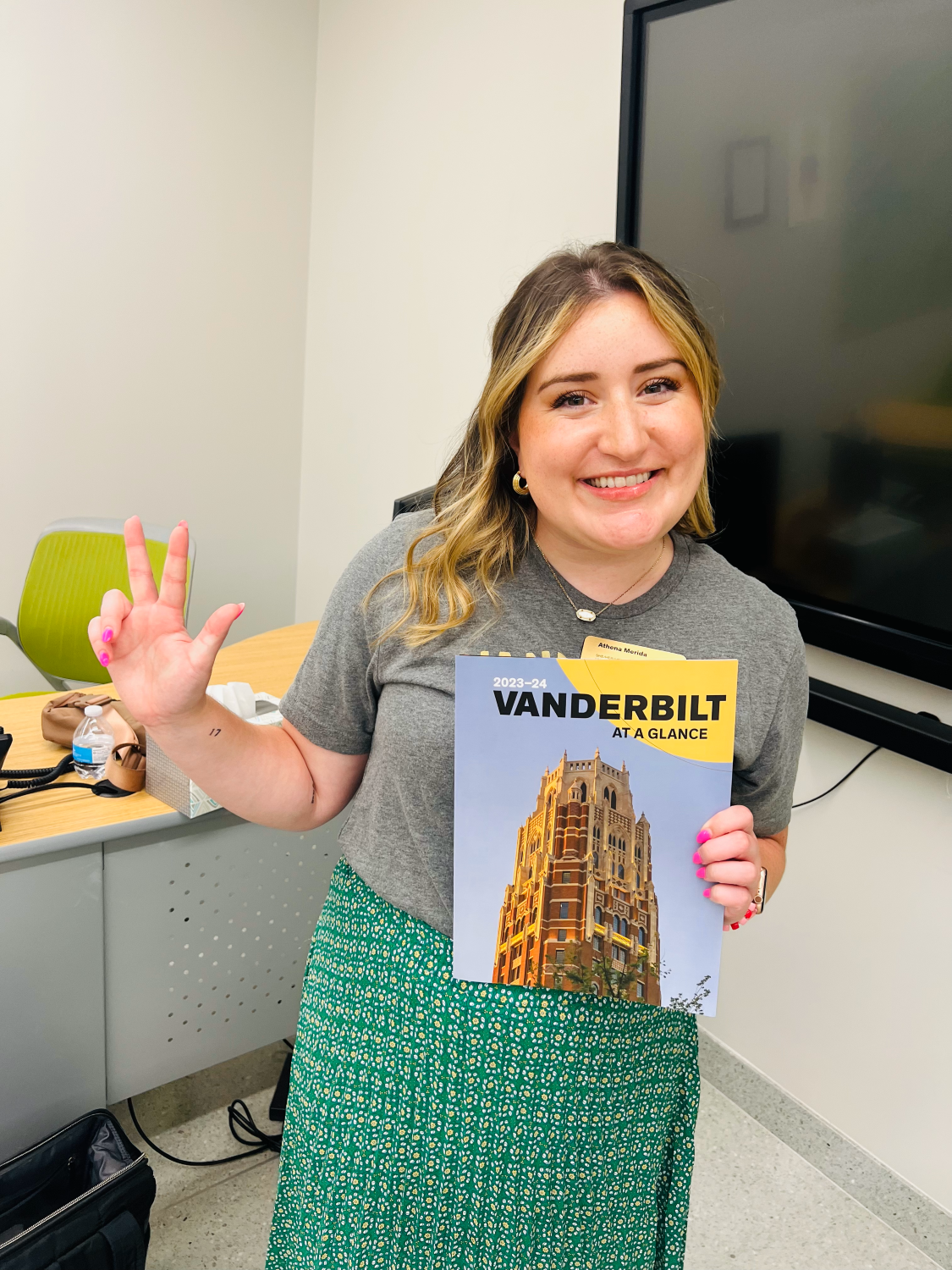 College admissions rep